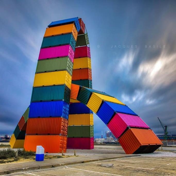 Appartement Perret Vue Sur Mer Le Havre Dış mekan fotoğraf
